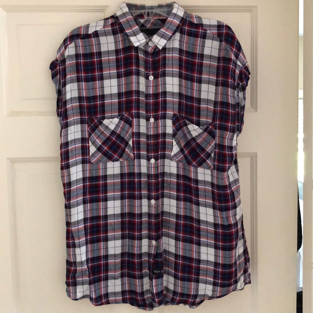 Rails short sleeve button down
